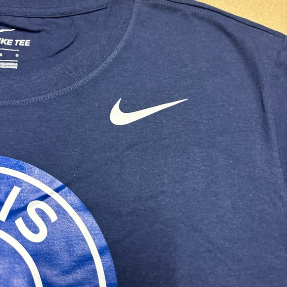 New Nike T-Shirt Men's Large Paris Saint Germain Navy Blue Soccer L Tee NWT - Picture 5 of 6